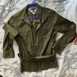 Tommy Hilfiger military shirt Like New